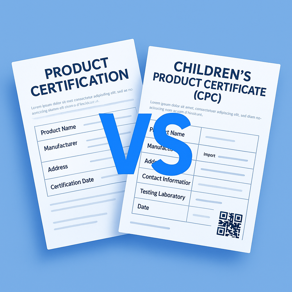 Product Certification vs. CPC